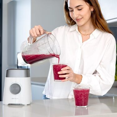 Стаціонарний блендер Cecotec Power Black Titanium 1300Max: 1300 Вт, 2 швидкості, 4 леза з титановою обробкою, 1,5 л, подрібнення льоду