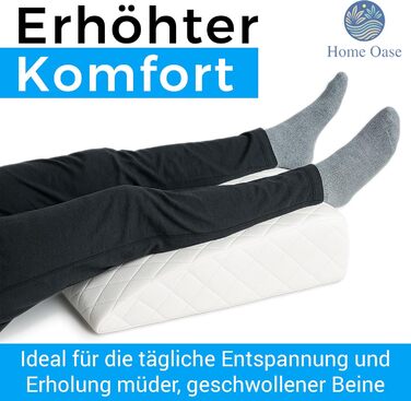 Ортопедична подушка для ніг, подушка для відпочинку ніг, подушка для поліпшення кровообігу, пральна, 71x40x15 см