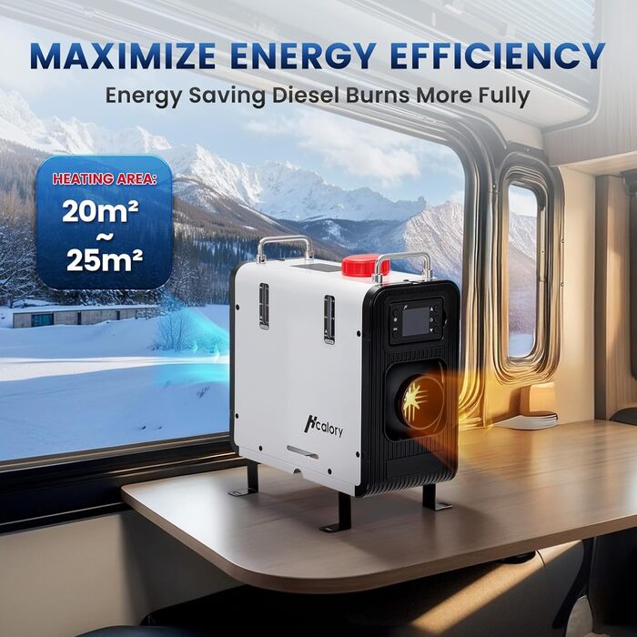 Дизельний автономний опалювач 8kW Blazecore Station 2 (12/24V) з Wi-Fi, адаптер 220V, 10-рівнів регулювання температури, для авто та вантажівок