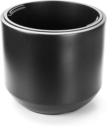 Великий квітковий горщик BigDean, anthracite, ø 58 см з знімним внутрішнім горщиком - стійкий до погодних умов, з міцного пластику, для дому та саду