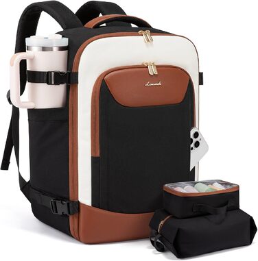 Чорний жіночий рюкзак OVEVOOK для подорожей та бізнесу, 40 л, з відділенням для ноутбука, водонепроникний, XL