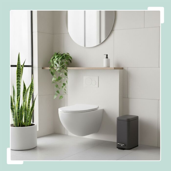 Відро для сміття Relaxdays 5 л з м'яким закриттям