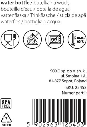 Пляшка для води MOMO WAY Wizarding World Harry Potter 1 літр, пляшка для води Tritan без бісфенолу А з контейнером для фруктів і засобом для чищення пляшок, смішні подарунки для чоловіків, жінок, дітей Гаррі Поттер (600 мл, супер тато 600 мл)