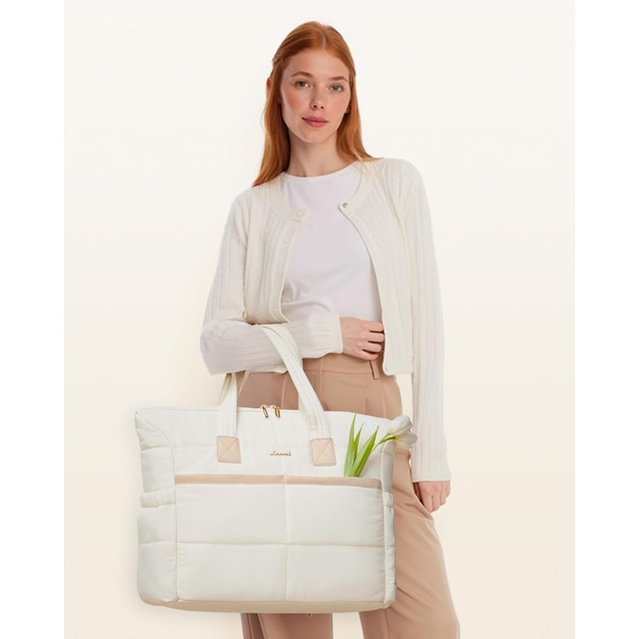 Сумка для ноутбука LOVEVOOK 15.6 дюймів, жіноча, містка, водонепроникна, для роботи, навчання, подорожей