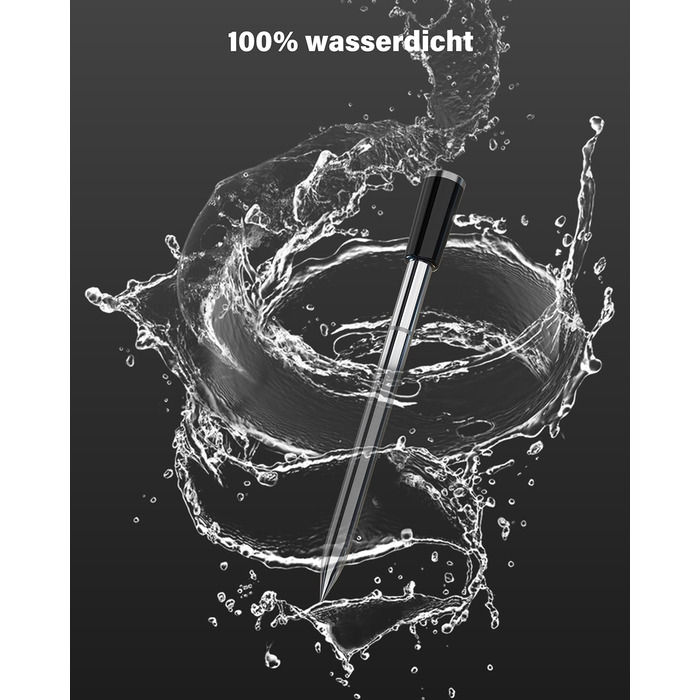 Термометр для гриля та м'яса з Wi-Fi та Bluetooth BFOUR: 6 датчиків, IP67, 2600mAh, керування через додаток