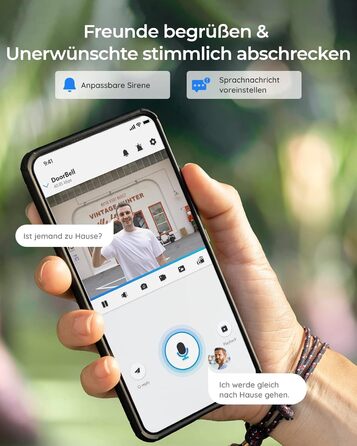 Відеодзвінок Reolink з додзвоном, 5MP Ultra HD, кабельний, Wi-Fi, розпізнавання осіб, 180° широкий кут, 2-сторонній аудіо, віддалений доступ