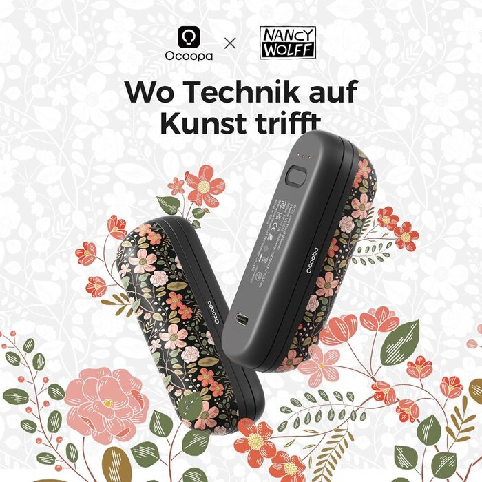 Грілки для рук OCOOPA UT2S Mini, 5200mAh, 2 шт., Магнітні, Електричні, для кемпінгу та міста