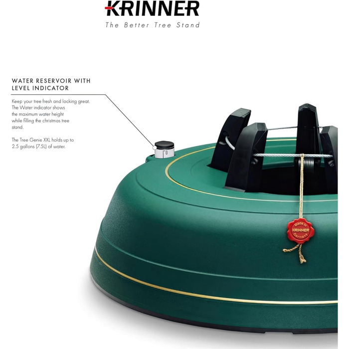 Підставка для ялинки Krinner Tree Genie XXL Deluxe, зелена