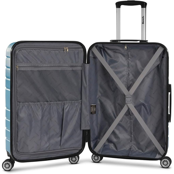Набір валіз Bench Hartgepäck Seattle 3-ті, Nordic-blue | ABS, TSA-замок, 4 колеса | Чоловічий/Жіночий