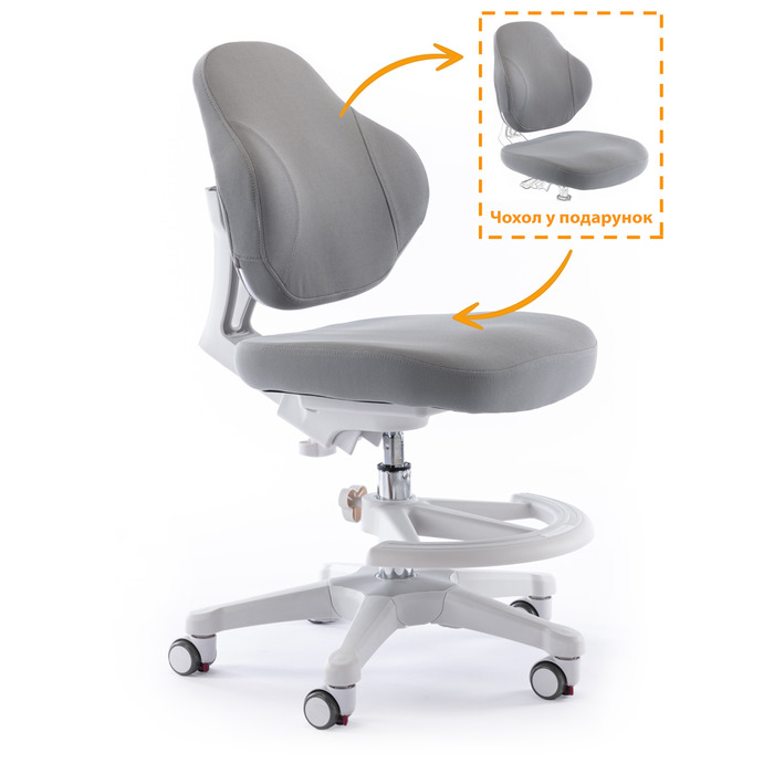 Дитяче крісло Evo-Kids Mio Classic Grey (арт.Y-405 G)