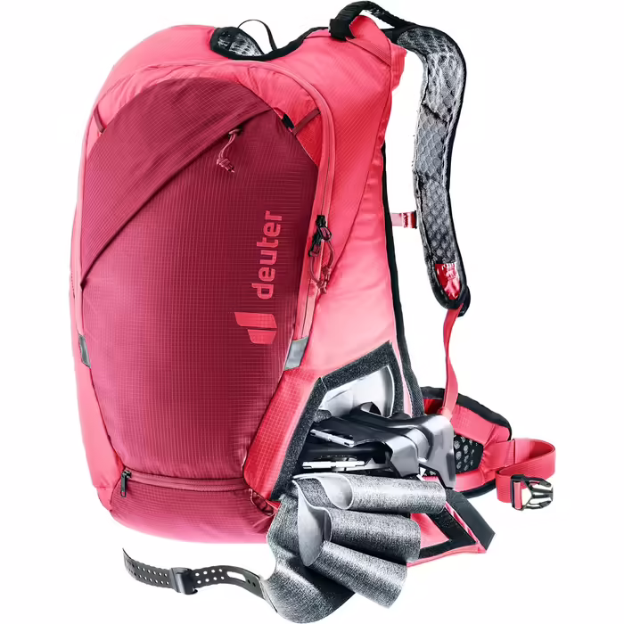 Жіночий легкий рюкзак для лижних турів deuter Updays 24 SL, рубін-хібіскус, 24 л