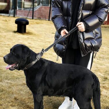 Короткий повідець для собак, регульований ремінець на зап'ясті зі світловідбиваючим повідцем для висувного повідця для собак, коляски, інвалідного візка