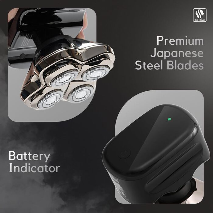 Електробритва Skull Shaver Pitbull Silver PRO SX5 для голови та обличчя