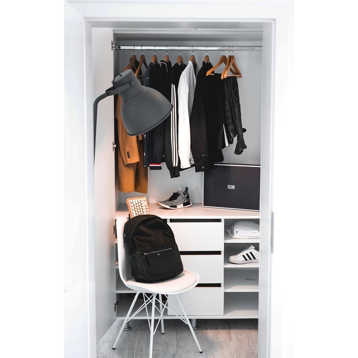 AC Design Їдальні стільці Emanuel, PU/Метал, 2 шт, Білий/Білий, 48,5 x 85,5 x 54 см