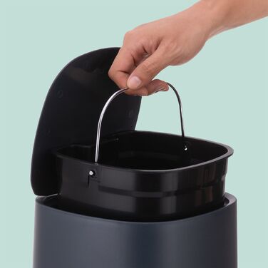 Відро для сміття Relaxdays 5 л з м'яким закриттям