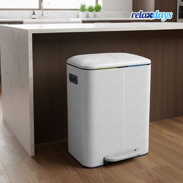 Відро для сміття Relaxdays з двома відділеннями