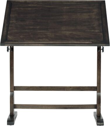 Стіл для малювання Studio Designs Vintage з осередком для олівців, 91.4 x 61 см, вінтажний стиль, регульований, нахильний, чорний