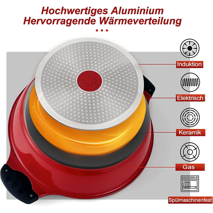 Тажин Шеффлер 32 см з антипригарним покриттям - посуд для приготування марокканських страв