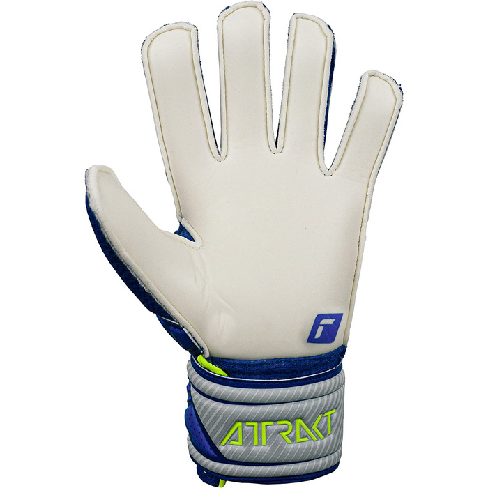 Воротарські рукавички унісекс Reusch Attractt Solid Junior 7 Vapor сірого кольору / темно-синього кольору