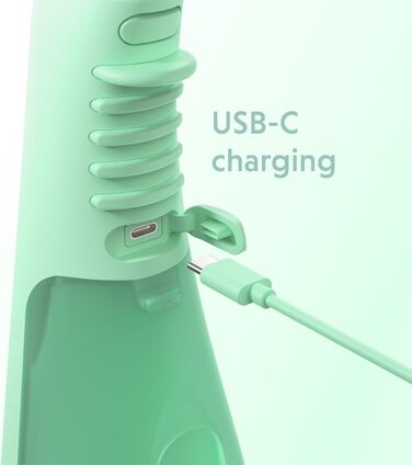 Іригатор Ordo Munddusche: бездротовий, 3 режими, портативний, перезаряджається, IPX7, рекомендований стоматологами (м'ятний)