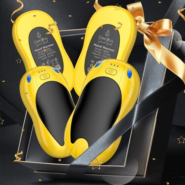 Електричні грілки для рук FANDLISS з акумулятором 10000mAh, 2 шт., з двостороннім нагрівом, USB, 3 режими, для кемпінгу та активного відпочинку