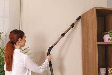 Пилголом Hoover HE520 з мішком 3,5 л, тихий (69 дBA), автоматична система видалення мішка, фільтр EPA, насадка для тварин