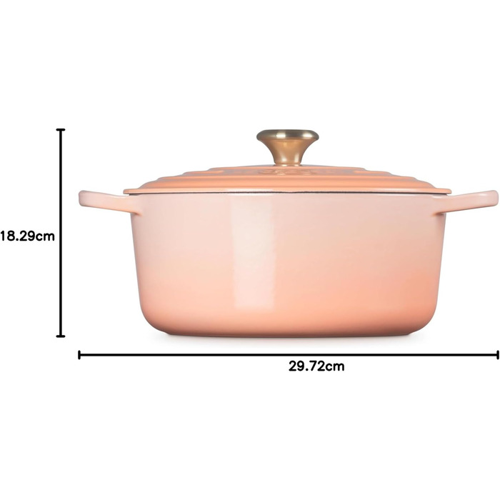 Le Creuset Signature Чавунна сковорода з кришкою, Ø кругла, 4.2 л, Ocean