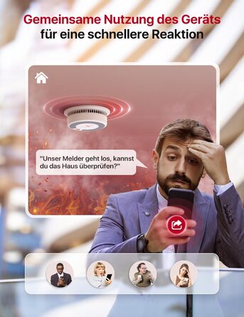 X-Sense Детектор диму та CO з Wi-Fi, 2-в-1, SC06-WX, 1 шт.