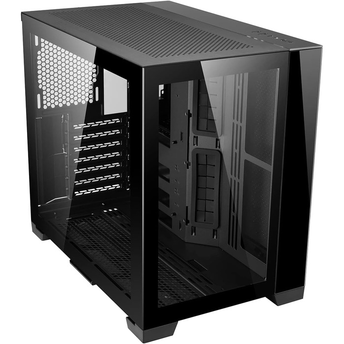 Корпус для ПК Lian Li O11 Dynamic Mini Midi-Tower, загартоване скло, чорний