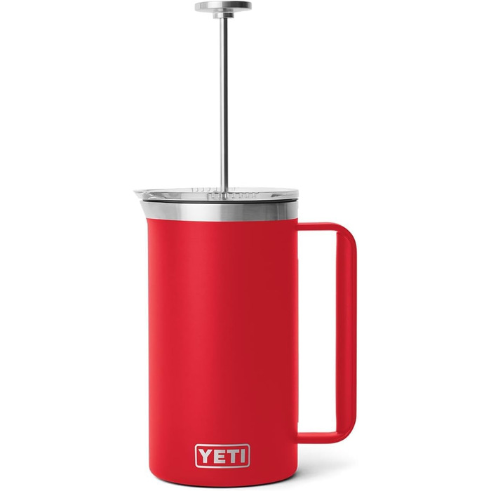 Термос YETI Rambler Stempelkanne, Rescue Red, 1 літр