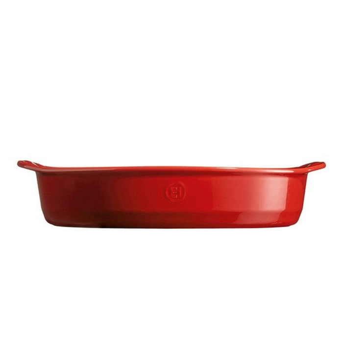 Форма для запікання овальна Emile Henry Ovenware 41х26 см червона (349054), Червоний