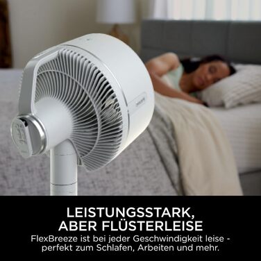 Вентилятор Shark FlexBreeze: тихий, гібридний, портативний, для дому та вулиці, UV та водовідштовхувальний, потужний, білий FA220EU