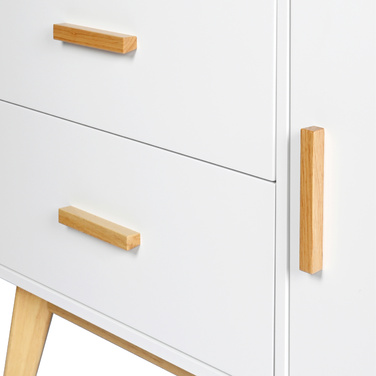 Сервант / комод TAROLO 120 x40x72 см 2 шухляди 1 двері білий hjh LIVING