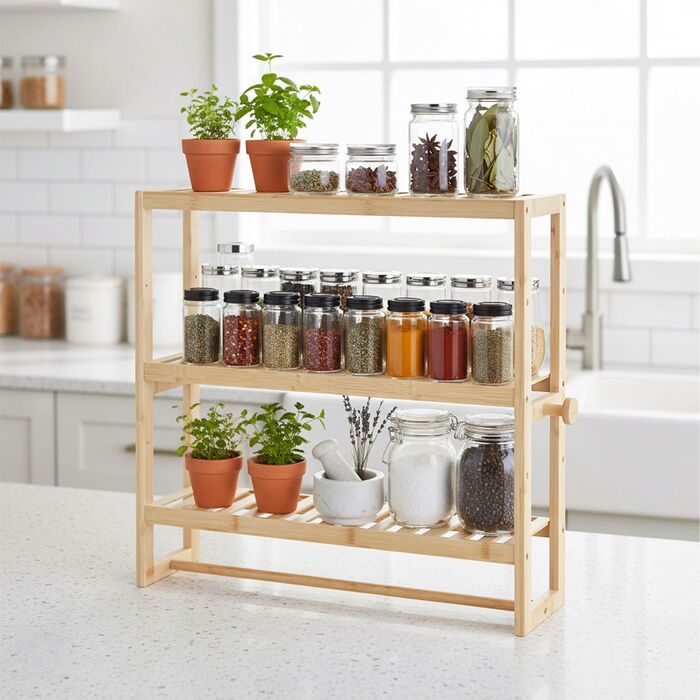 Поличка для ванної кімнати Relaxdays з тримачем для рушників