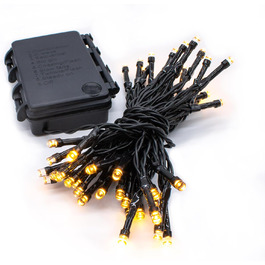 Гірлянди Spetebo 192 LED / 14,5 м - таймер, 8 функцій - теплий білий - пам'ять - живлення від батареї - макс. 50 символів