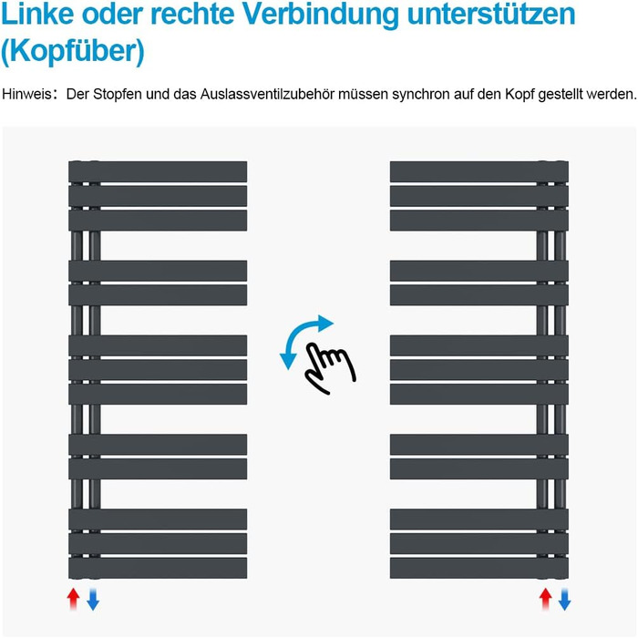 Електричний рушникосушарний радіатор Heilmetz для ванної кімнати, білий, 400x1176 мм, 494W