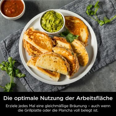 Ninja Sizzle Pro XL: гриль та плоча для дому з антипригарним покриттям, збірний, з піддоном для жиру та рецептами, срібно-чорний, GX101EU XL