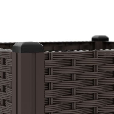 Горщик для рослин Relaxdays з імітацією ротангу