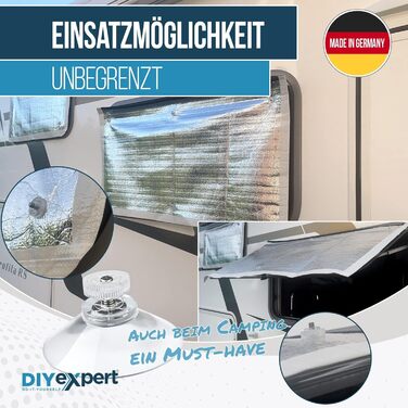 Присоска DIYexpert 50 x Ø 50 мм з різьбленням M4x10мм з накатаними гайками прозора - Зроблено в Німеччині (Ø40мм/M4x10мм, 50 шт. )