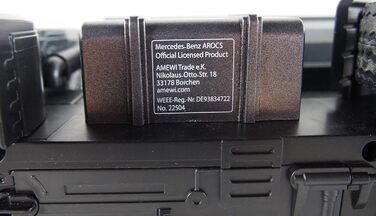 Модель самоскида Mercedes-Benz Kipper PRO Metall V2 2.4GHz сірий - RTR