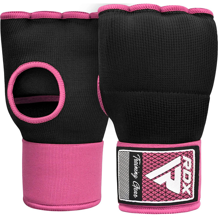 Гексоген внутрішні рукавички для боксу Тайська тренування, еластичні боксерські бинти довжиною 75 см, наручні спортивні спаринг-бинти для рук внутрішні боксерські Рукавички боксерські рукавички для пробивання м'ячів (М, рожевий)