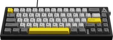 Дротова механічна клавіатура Ajazz AK650 Moon Yellow switches Gray White Yellow (AK650-MY-GWY)