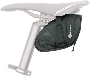 Кофри SKS GERMANY EXPLORER, велоаксесуари (сумка-сідло з прогумованої, водовідштовхувальної тканини, ламіновані блискавки з ергономічним Easy-Zip, об'єм) Сумка-сідло EXPLORER STRAPS 500 мл