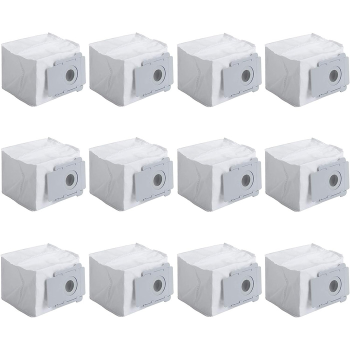 Запасні аксесуари Loveco для iRobot roomba i3 i4 i6 i7 i8 (2 комплекти гумових щіток, 10 фільтрів,10 бічних щіток,4 мішка для пилу з АБС-пластика