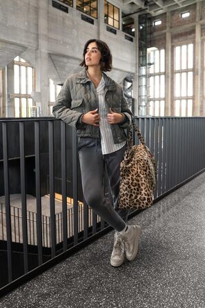 Сумка-рюкзак Reisenthel Mini Maxi Travelbag, колір Драконій Синій, компактна та легка, містка, Leo Macchiato