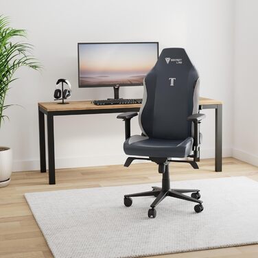 Крісло ігрове Secretlab Titan Evo - чорне, штучна шкіра (X-Large, Royal), регульоване, ергономічне, комфортне, з 4D підлокітниками, магнітичним підголівником та 4-сторонньою підтримкою попереку