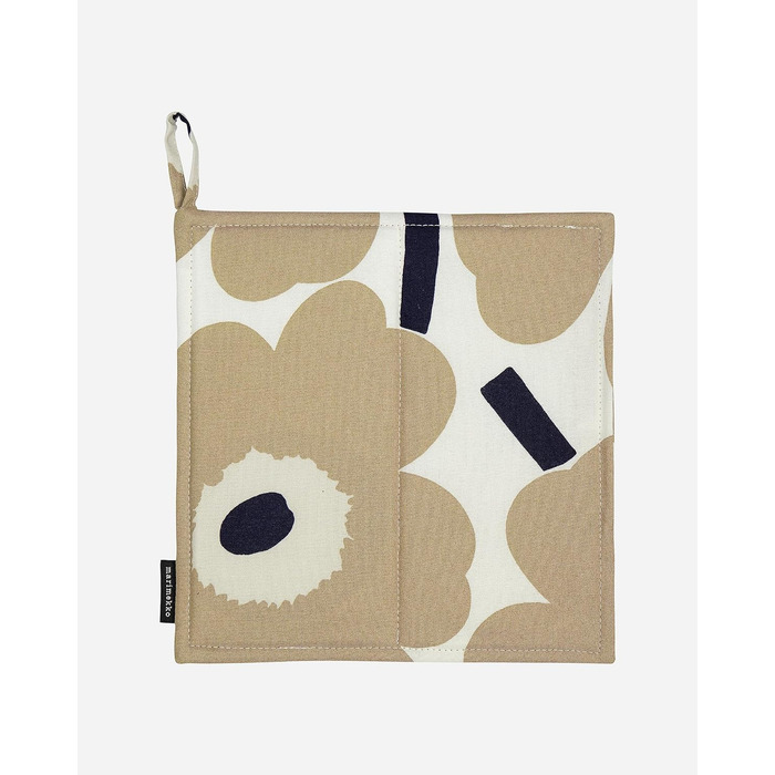 Прихватка Marimekko Pieni Unikko, 20,3 x 20,3 см, світло-коричнева