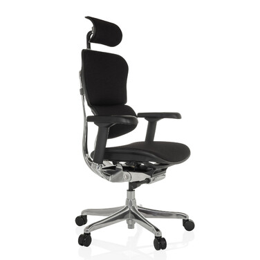 Офісне крісло / Крісло керівника ERGOHUMAN GEN2, тканина, чорний колір, hjh OFFICE