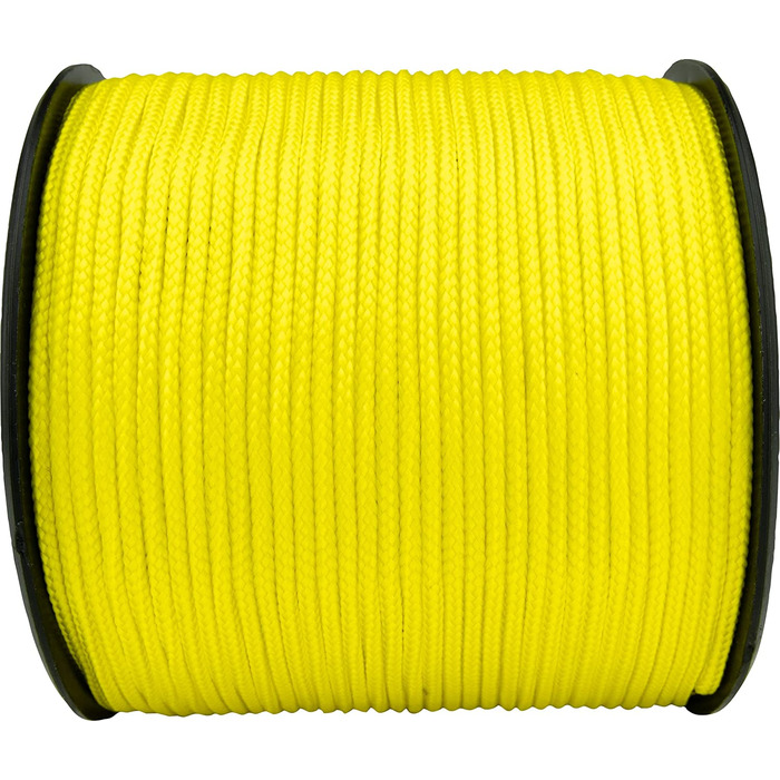 Рулон парашутного шнура Web-tex - товщина 3 мм - Довжина 100 м (жовтий)