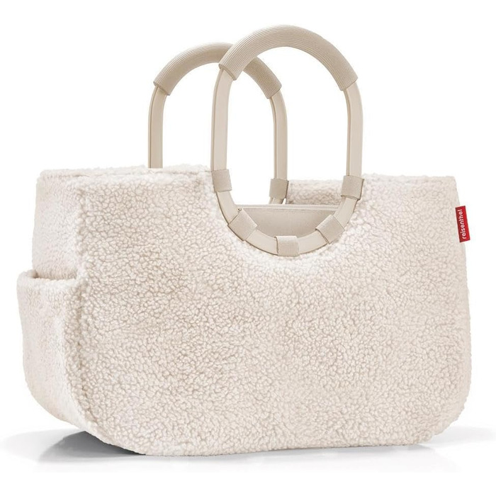 Сумка Reisenthel Loopshopper Teddy Sand – міцна, з відділеннями, з перероблених PET-пляшок